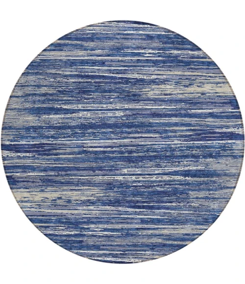 Addison Chantille ACN896-Navy 8 ft. X 8 ft. Round Rug