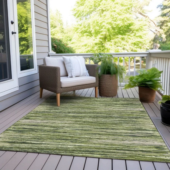 Addison Chantille ACN896-Olive 5 ft. X 7 ft. 6 in. Rectangle Rug