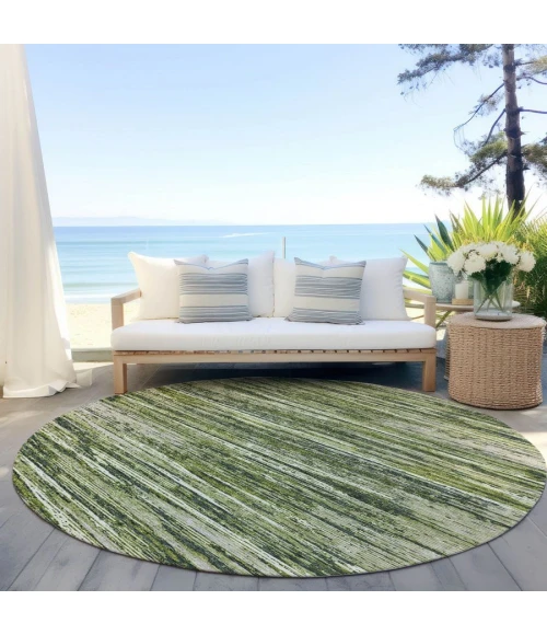 Addison Chantille ACN896-Olive 8 ft. X 8 ft. Round Rug