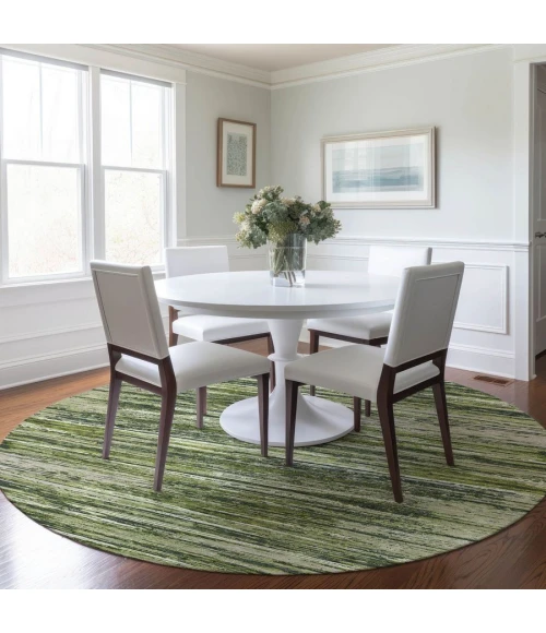 Addison Chantille ACN896-Olive 8 ft. X 8 ft. Round Rug