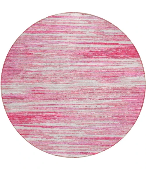 Addison Chantille ACN896-Pink 8 ft. X 8 ft. Round Rug