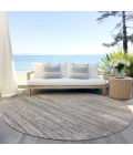 Addison Chantille ACN896-Taupe 8 ft. X 8 ft. Round Rug