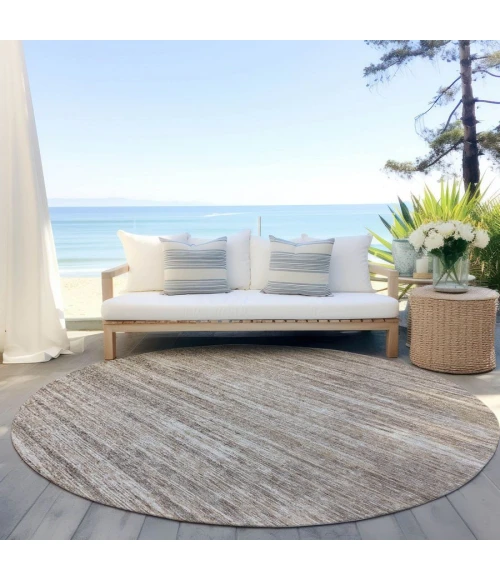 Addison Chantille ACN896-Taupe 8 ft. X 8 ft. Round Rug