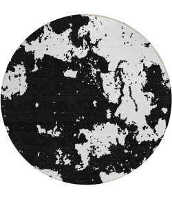 Addison Chantille ACN897-Black 8 ft. X 8 ft. Round Rug