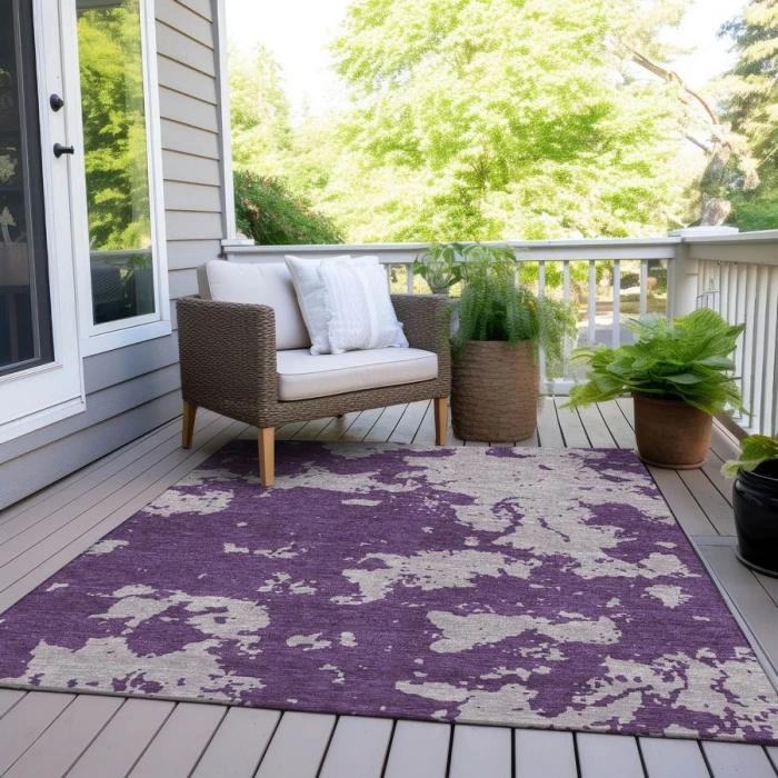 Addison Chantille ACN897-Purple 9 ft. X 12 ft. Rectangle Rug
