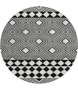Addison Chantille ACN898-Black 8 ft. X 8 ft. Round Rug