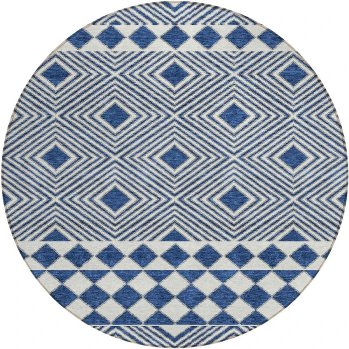 Addison Chantille ACN898-Navy 8 ft. X 8 ft. Round Rug