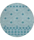 Addison Chantille ACN898-Teal 8 ft. X 8 ft. Round Rug