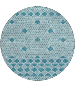 Addison Chantille ACN898-Teal 8 ft. X 8 ft. Round Rug