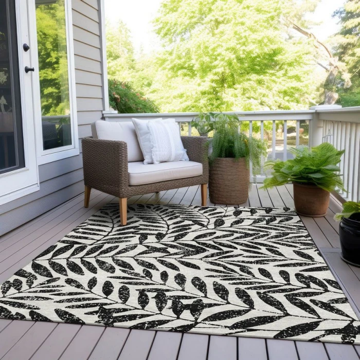 Addison Chantille ACN899-Black 3 ft. X 5 ft. Rectangle Rug