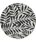 Addison Chantille ACN899-Black 8 ft. X 8 ft. Round Rug
