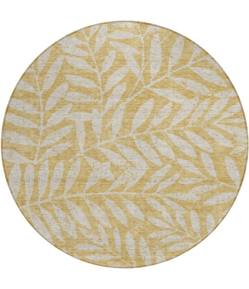 Addison Chantille ACN899-Gold 8 ft. X 8 ft. Round Rug