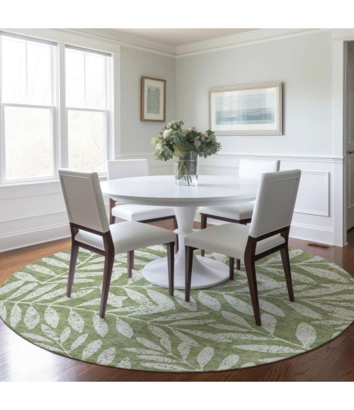 Addison Chantille ACN899-Green 8 ft. X 8 ft. Round Rug