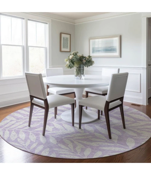 Addison Chantille ACN899-Lavender 8 ft. X 8 ft. Round Rug