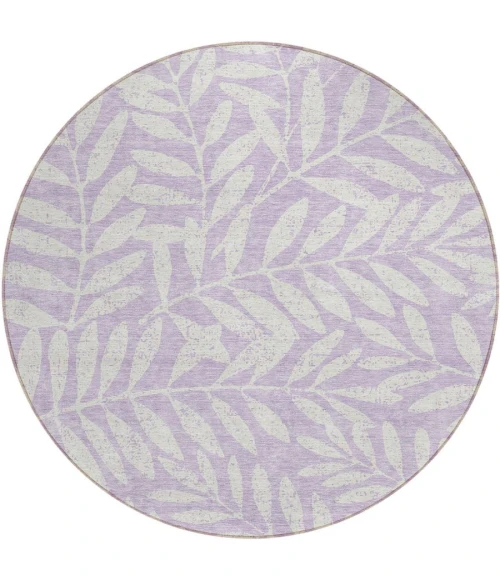 Addison Chantille ACN899-Lavender 8 ft. X 8 ft. Round Rug