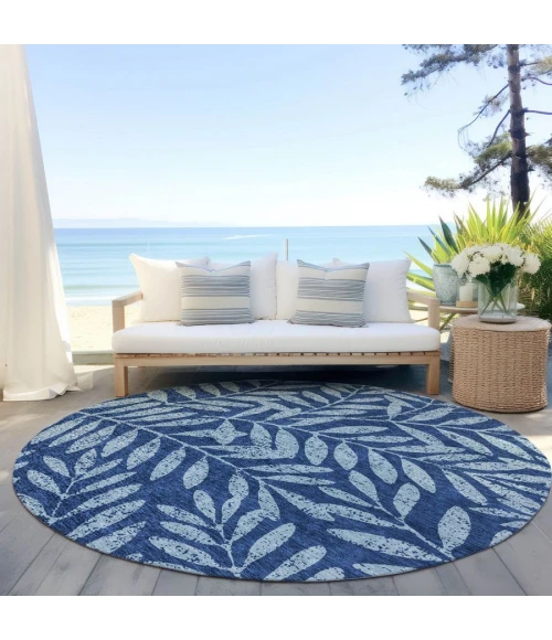 Addison Chantille ACN899-Navy 8 ft. X 8 ft. Round Rug