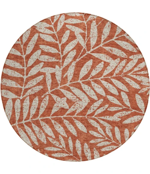 Addison Chantille ACN899-Paprika 8 ft. X 8 ft. Round Rug