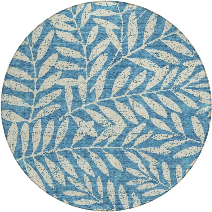 Addison Chantille ACN899-Teal 8 ft. X 8 ft. Round Rug