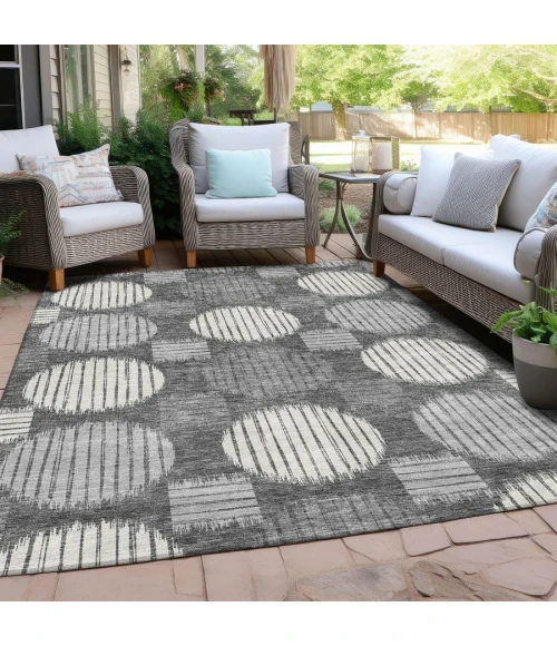 Addison Chantille ACN900-Charcoal 5 ft. X 7 ft. 6 in. Rectangle Rug