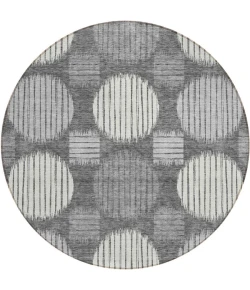 Addison Chantille ACN900-Charcoal 8 ft. X 8 ft. Round Rug