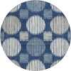 Addison Chantille ACN900-Navy 8 ft. X 8 ft. Round Rug