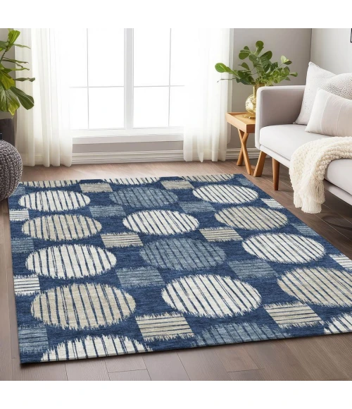 Addison Chantille ACN900-Navy 8 ft. X 10 ft. Rectangle Rug
