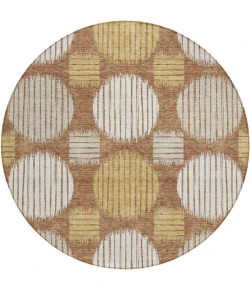 Addison Chantille ACN900-Paprika 8 ft. X 8 ft. Round Rug