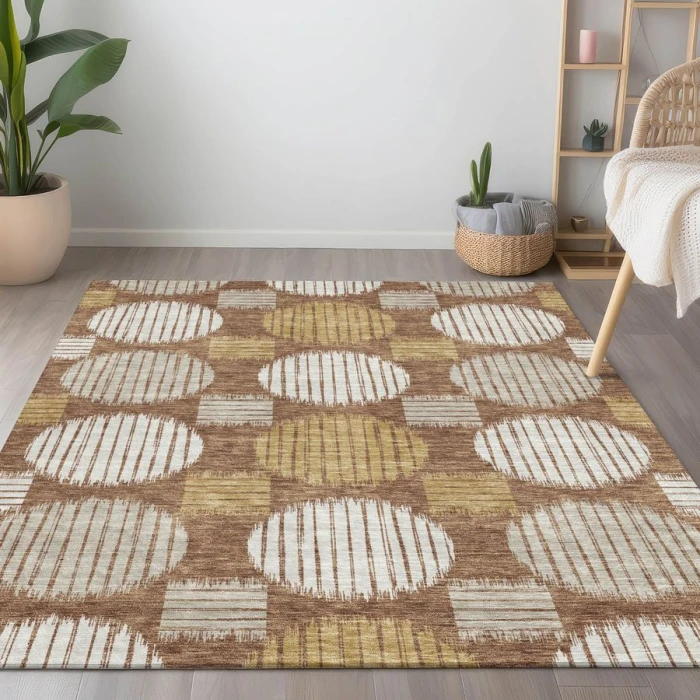 Addison Chantille ACN900-Paprika 5 ft. X 7 ft. 6 in. Rectangle Rug