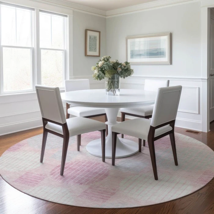 Addison Chantille ACN900-Pink 8 ft. X 8 ft. Round Rug