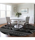 Addison Chantille ACN901-Black 8 ft. X 8 ft. Round Rug