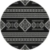 Addison Chantille ACN901-Black 8 ft. X 8 ft. Round Rug