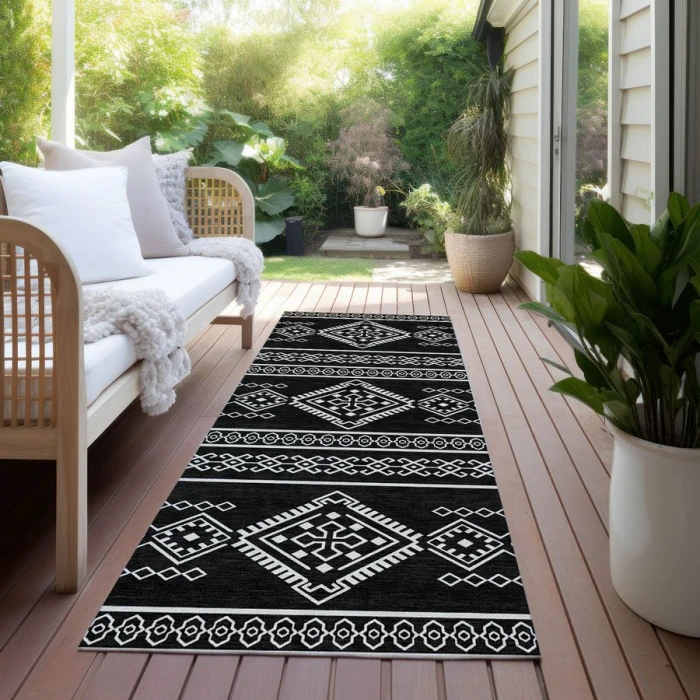 Addison Chantille ACN901-Black 2 ft. 3 in. X 7 ft. 6 in. Rectangle Rug