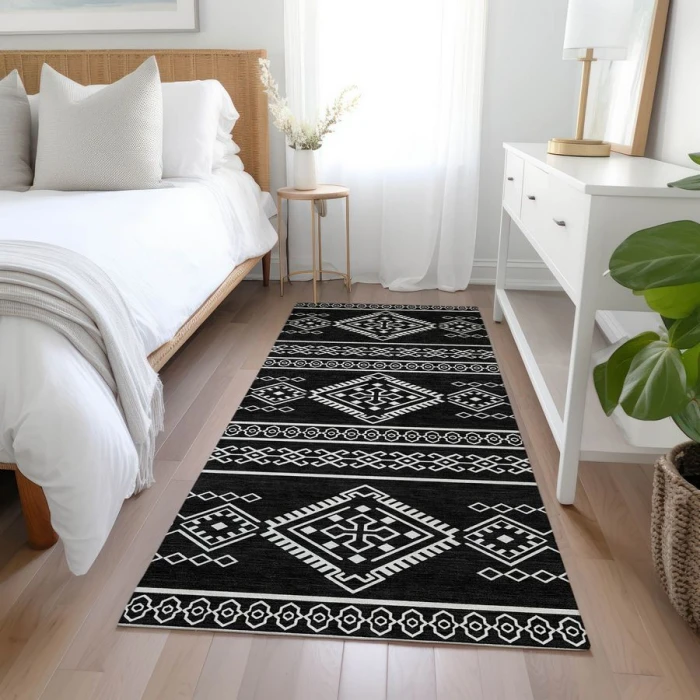 Addison Chantille ACN901-Black 2 ft. 3 in. X 7 ft. 6 in. Rectangle Rug