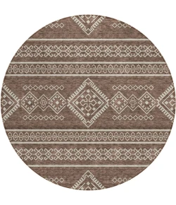 Addison Chantille ACN901-Brown 8 ft. X 8 ft. Round Rug