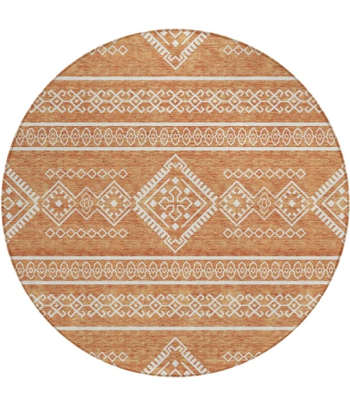 Addison Chantille ACN901-Copper 8 ft. X 8 ft. Round Rug