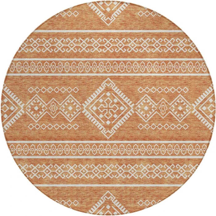 Addison Chantille ACN901-Copper 8 ft. X 8 ft. Round Rug