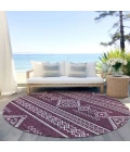 Addison Chantille ACN901-Eggplant 8 ft. X 8 ft. Round Rug
