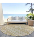 Addison Chantille ACN901-Gold 8 ft. X 8 ft. Round Rug