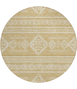 Addison Chantille ACN901-Gold 8 ft. X 8 ft. Round Rug