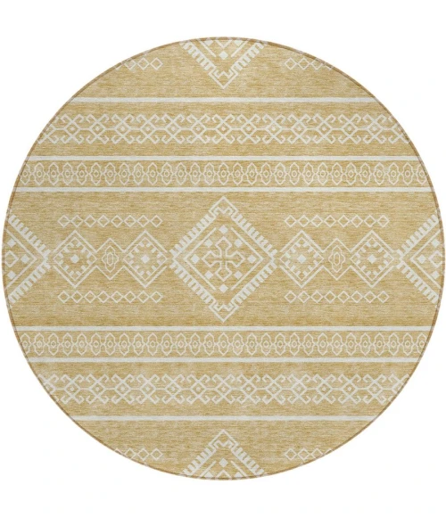 Addison Chantille ACN901-Gold 8 ft. X 8 ft. Round Rug