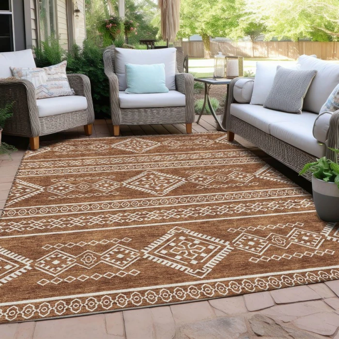 Addison Chantille ACN901-Paprika 10 ft. X 14 ft. Rectangle Rug