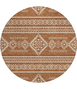Addison Chantille ACN901-Paprika 8 ft. X 8 ft. Round Rug