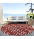 Addison Chantille ACN901-Red 8 ft. X 8 ft. Round Rug