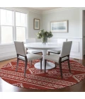 Addison Chantille ACN901-Red 8 ft. X 8 ft. Round Rug