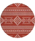 Addison Chantille ACN901-Red 8 ft. X 8 ft. Round Rug