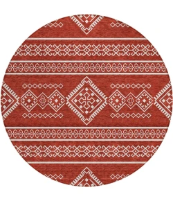 Addison Chantille ACN901-Red 8 ft. X 8 ft. Round Rug
