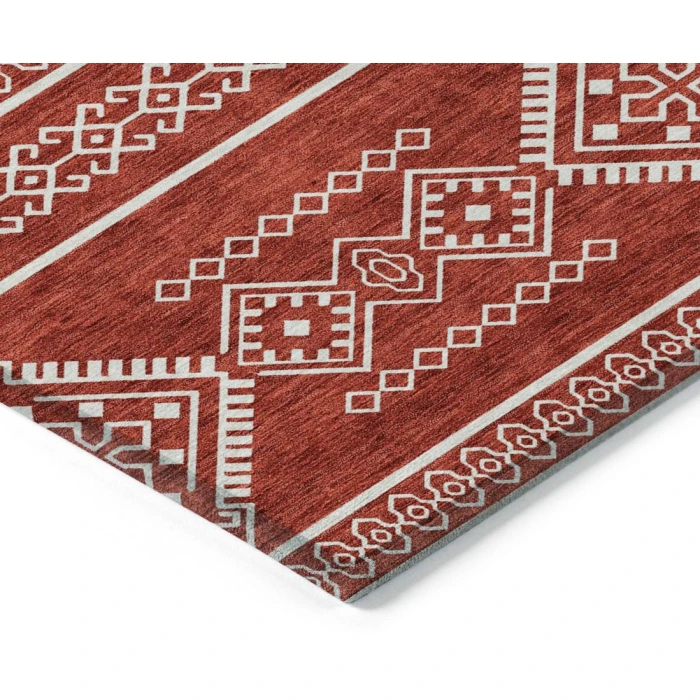 Addison Chantille ACN901-Red 8 ft. X 8 ft. Round Rug
