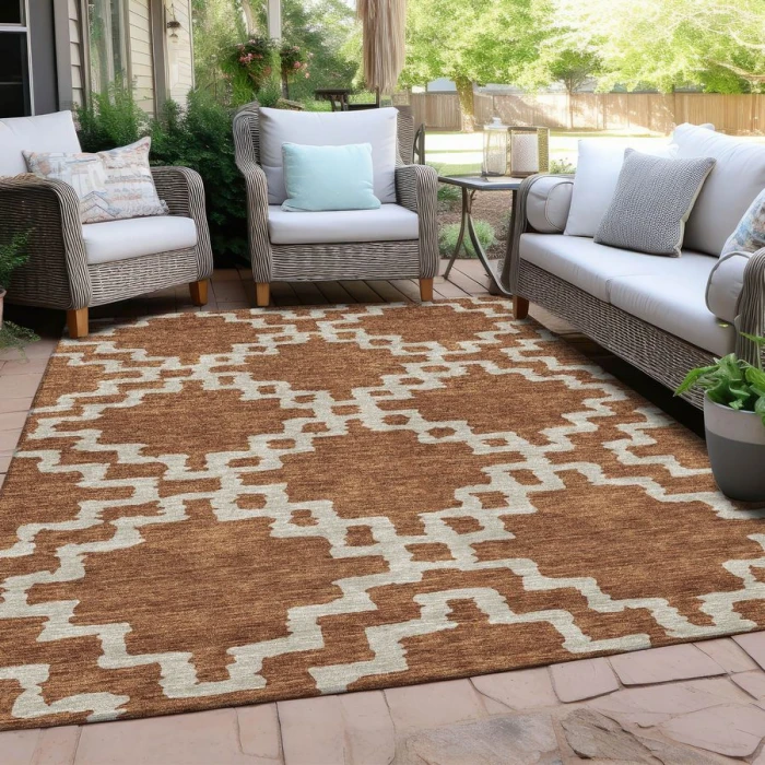 Addison Chantille ACN902-Paprika 10 ft. X 14 ft. Rectangle Rug