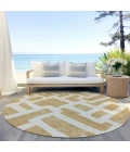 Addison Chantille ACN903-Gold 8 ft. X 8 ft. Round Rug