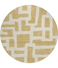 Addison Chantille ACN903-Gold 8 ft. X 8 ft. Round Rug